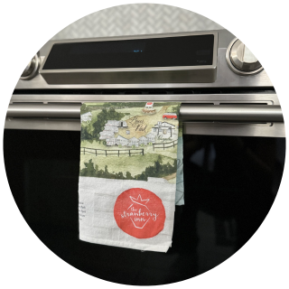 Watercolor Tea Towel