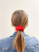 Load image into Gallery viewer, Red Velvet Scrunchie
