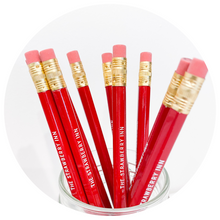 Load image into Gallery viewer, The Strawberry Inn Red Pencils - 6 Pack
